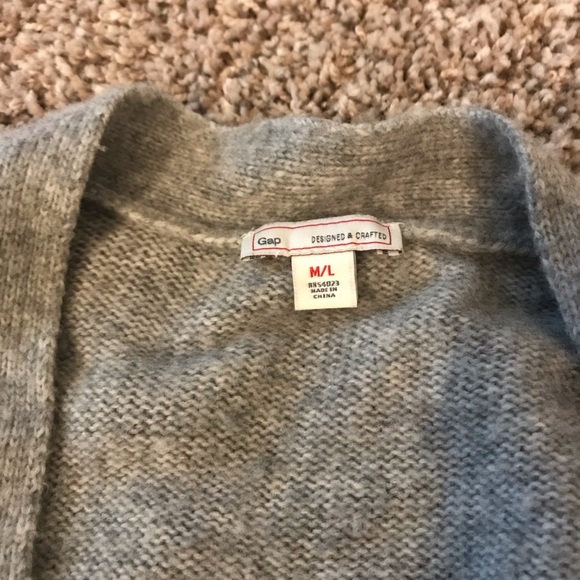 Gray Gap Cardigan - Picture 3 of 3